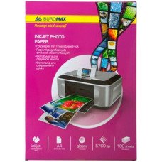 Фотобумага Buromax A4 180 г/м2 100 листов Глянцевая (BM.2220-4100)