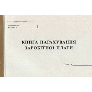 Книга начисления заработной платы А4 100 листов газетная (R44135)