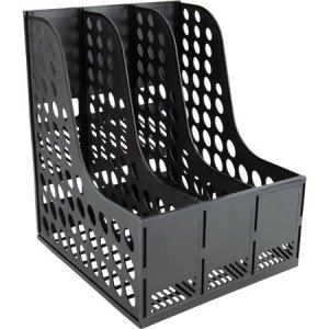 Лоток вертикальный Axent 3 отделения Черный (4041-01-A)