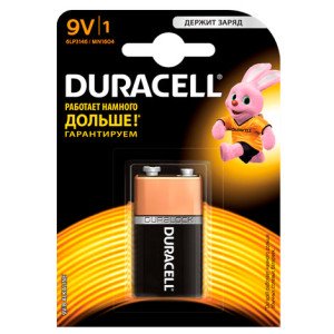 Батарейка щелочная Duracell 6LR61 MN 1604 9V 1 шт. (66267)