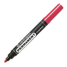 Маркер перманентный Centropen 2.5 мм Красный (8566/02) Маркер перманентный Centropen 2.5 мм Красный (8566/02)
