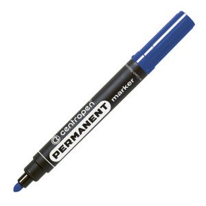 Маркер перманентный Centropen 2.5 мм Синий (8566/03)