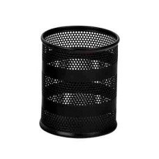 Металлическая подставка для ручек Buromax круглая Черная (BM.6203-01)