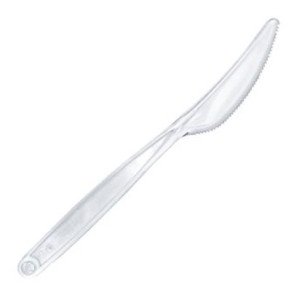 Нож одноразовый Швидkoff 100 шт. Прозрачный (12988)