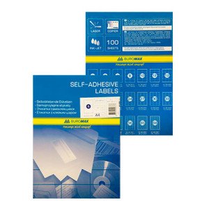 Набор этикеток самоклеющихся Buromax 100 листов 105x74 мм (BM.2819)