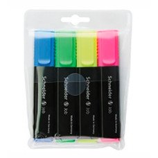 Набір текстових маркерів Schneider Job 4 шт. (S1500) Набір текстових маркерів Schneider Job 4 шт. (S1500)