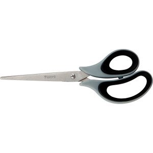 Ножницы офисные Axent Duoton Soft 21 см Серо-черные (6102-01-A)