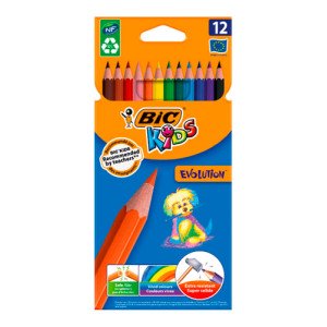 Карандаши цветные BIC Kids Evolution 12 цветов (bc82902912)