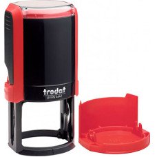 Оснастка для круглой печати Trodat диаметр 42 мм Красный корпус (4642 NEW червона)