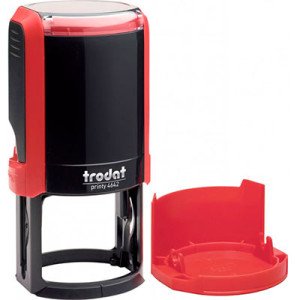 Оснастка для круглой печати Trodat диаметр 42 мм Красный корпус (4642 NEW червона) Оснастка для круглой печати Trodat диаметр 42 мм Красный корпус (4642 NEW червона)