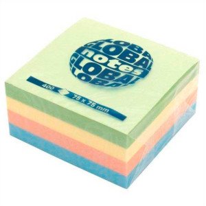Бумага для заметок Global Notes с клейким слоем 75х75 мм 400 листов Пастель ассорти (68.130) Бумага для заметок Global Notes с клейким слоем 75х75 мм 400 листов Пастель ассорти (68.130)