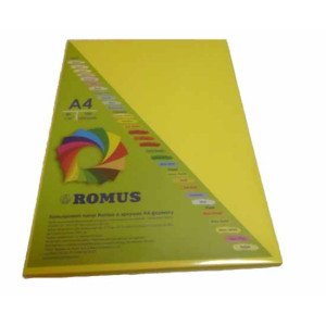 Бумага цветная Romus A4 80 г/м2 100 листов канареечно-желтый (R50799)