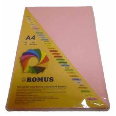 Бумага цветная Romus A4 80 г/м2 100 листов розовая (R50614)