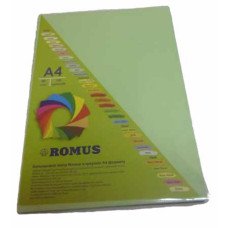 Бумага цветная Romus A4 80 г/м2 100 листов Светло-зеленая (R50638)