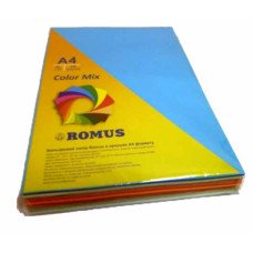 Бумага цветная Romus A4 80 г/м2 245 листов 7 цветов Mix Color (R51048)