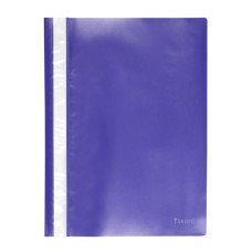 Папка-скоросшиватель Axent A4 с прозрачным верхом без перфорации Синяя (1317-02-A)