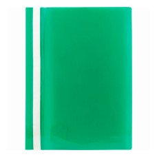 Папка-скоросшиватель Axent A4 с прозрачным верхом без перфорации Зеленая (1317-25-A)