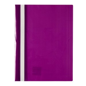 Папка-скоросшиватель Axent A4 с прозрачным верхом без перфорации Фиолетовая (1317-29-A)