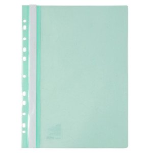 Папка-скоросшиватель Axent A4 с прозрачным верхом с перфорацией Мятная (1318-18-A)