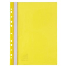 Папка-швидкозшивач Axent A4 з прозорим верхом з перфорацією Жовта (1318-26-A)