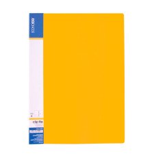 Папка-скоросшиватель Economix A4 Clip A Желтая (E31201-05)