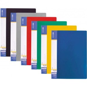 Папка-скоросшиватель Economix A4 Clip A Light Ассорти (E31207)