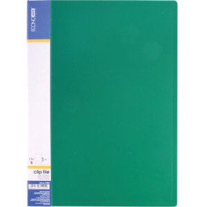 Папка с прижимом Economix A4 Зеленая (E31202-04)