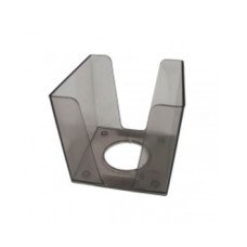 Пластиковый бокс для бумаги Economix 90х90х90 мм Дымчатый (E32603-17)