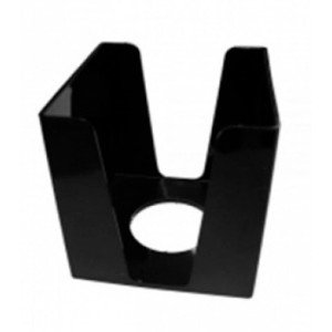 Пластиковый бокс для бумаги Economix 90х90х90 мм Черный (E32603-01)