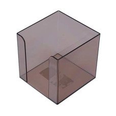 Пластиковый бокс для бумаги Арника 90х90х90 мм Дымчатый (83031)