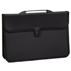 Портфель пластиковый 4Office B4 на 2 отделения (03105100)