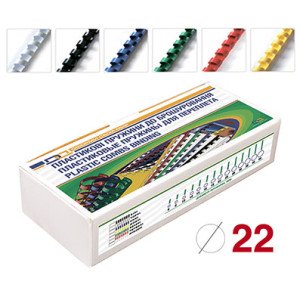 Пружина пластиковая D&A 22 мм 50 шт Белая (1220201220106) Пружина пластиковая D&A 22 мм 50 шт Белая (1220201220106)