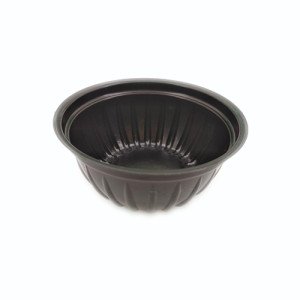Контейнер одноразовый круглый без крышки 50 мл Черный (ПС-390чорн)