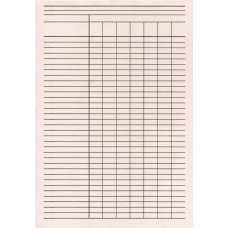 Пустографка А4 газетна двостороння вертикальна 100 арк. блок (R44362)