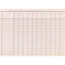 Пустографка А4 газетна одностороння горизонтальна 100 арк. блок (R44363)