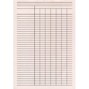 Пустографка А4 газетная односторонняя вертикальная 100 лист. блок (R44140)