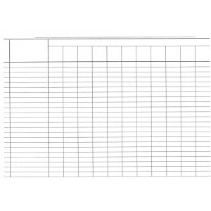 Пустографка А4 офсетная двусторонняя горизонтальная 100 лист. блок (R44069)