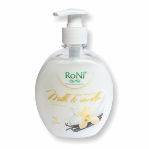 Рідке крем-мило RoNi Молоко-ваніль 450 мл (70089) Рідке крем-мило RoNi Молоко-ваніль 450 мл (70089)