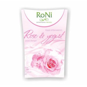 Рідке крем-мило запаска RoNi Троянда-йогурт 450 мл (440030)