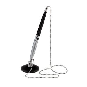 Ручка шариковая на подставке Buromax Синяя Черный корпус 0.7 мм (BM.8146-01)