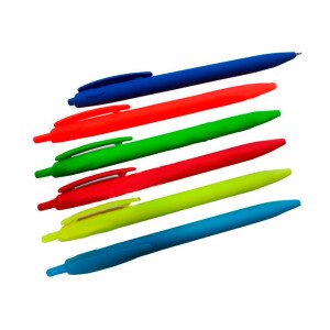 Ручка масляна автомат. Hiper Soft Touch Синя 0.7 мм (HA-170)