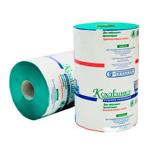 Полотенца бумажные Кохавинка 1 рулон 600 отрывов Синие/Зеленые (0187)