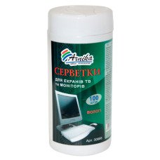 Серветки для очищення моніторів Arnika 100 шт. (30666)