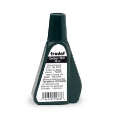 Штемпельная краска на водной основе Trodat 28 мл Черная (7011 черная)