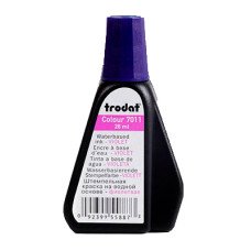 Штемпельная краска на водной основе Trodat 28 мл Фиолетовая (7011 фиолетовая)