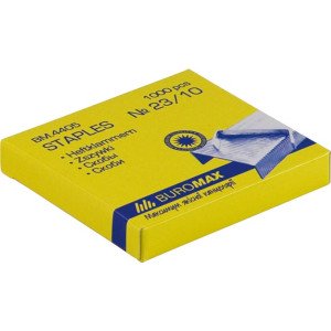 Скобы Buromax Люкс №23/10 1000 шт. (BM.4405)