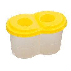 Стакан-непроливайка ZiBi двойной Желтый (ZB.6901-08)