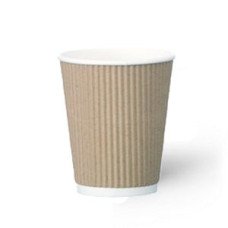 Стакан гофрований Ripple wave 250 мл 30 шт. Бурий (30252) Стакан гофрований Ripple wave 250 мл 30 шт. Бурий (30252)