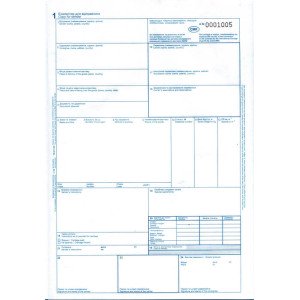 Товарно-транспортная накладная международная (CMR) Самкопирующие нумерованных 12 листов (R44505) Товарно-транспортная накладная международная (CMR) Самкопирующие нумерованных 12 листов (R44505)