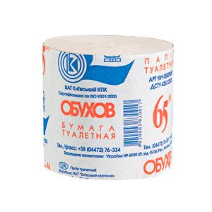 Туалетная бумага Обухов 65 м 1 шт. (99779)